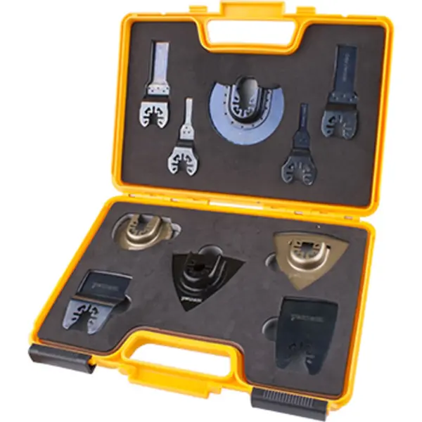 QUICK CHANGE OSCILLATING ALL ROUND PURPOSE ACCESSORY SET 10PC