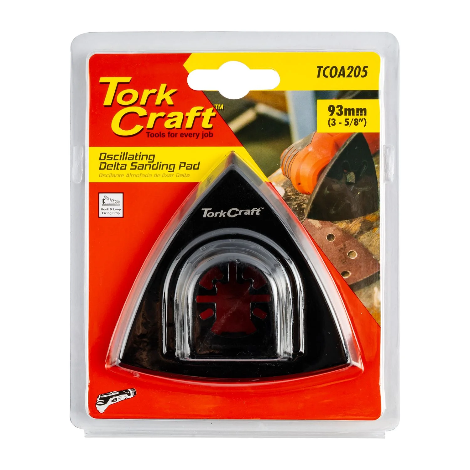 TCOA205.webp QUICK CHANGE BASE and ARBOR 93MM HOOK AND LOOP DELTA MICRO - Image 1
