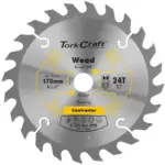 BLADE CONTRACTOR 170 X 24T 20/16 CIRCULAR SAW TCT