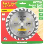BLADE CONTRACTOR 170 X 24T 20/16 CIRCULAR SAW TCT - Image 2
