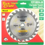 BLADE CONTRACTOR 180 X 24T 30/20/16 CIRCULAR SAW TCT - Image 2