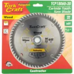 BLADE CONTRACTOR 180 X 60T 30/20/16 CIRCULAR SAW TCT - Image 2