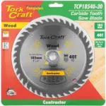 BLADE CONTRACTOR 185 X 40T 30/20/16/1 CIRCULAR SAW TCT - Image 2