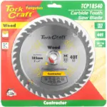 BLADE CONTRACTOR 185 X 40T 20/16 CIRCULAR SAW TCT - Image 2