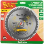 BLADE CONTRACTOR 185X60T 30/20/16/1 CIRCULAR SAW TCT - Image 2