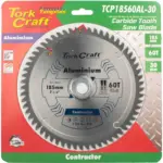 BLADE CONTRACTOR ALUM 185 X 60T 30 CIRCULAR SAW TCT - Image 2