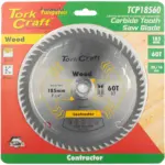 BLADE CONTRACTOR 185X60T 20/16 CIRCULAR SAW TCT - Image 2