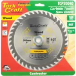 BLADE CONTRACTOR 200 X 40T 30/1/20/16 CIRCULAR SAW TCT - Image 2