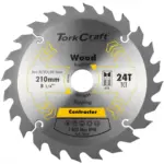 BLADE CONTRACTOR 210 X 24T 30/1/20/16 CIRCULAR SAW TCT