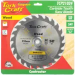 BLADE CONTRACTOR 210 X 24T 30/1/20/16 CIRCULAR SAW TCT - Image 2