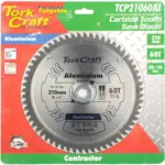 BLADE CONTACTOR ALUM 210 X 60T 30/16 CIRCULAR SAW TCT - Image 2