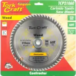 BLADE CONTRACTOR 210 X 60T 30-1-20-16 CIRCULAR SAW TCT - Image 2