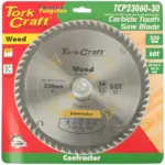 BLADE CONTRACTOR 230 X 60T 30/1/20/16 CIRCULAR SAW TCT - Image 2