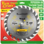 BLADE CONTRACTOR 235 X 24T 16MM CIRCULAR SAW TCT - Image 2