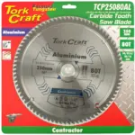 BLADE CONTRACTOR ALUM 250 X 80T TCG NEG 30MM CIRCULAR SAW TCT - Image 2