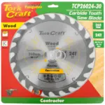 BLADE CONTRACTOR 260 X 24T 30/1/20/16 CIRCULAR SAW TCT - Image 2