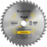 BLADE CONTRACTOR 260 X 40T 30/1/20/16 CIRCULAR SAW TCT