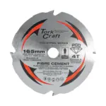 PCD SAW BLADE 165MM X 4T X20/16MM FIBRE CEM. MDF CHIPBOARD - Image 2