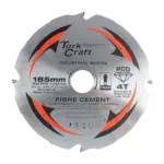 PCD SAW BLADE 185MM X 4T X 30/20/16MM FIBRE CEM. MDF CHIPBOARD - Image 2