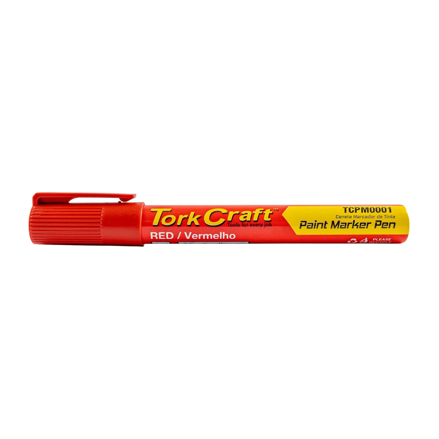 TCPM0001.webp PAINT MARKER PEN 1PC RED BULK - Image 1