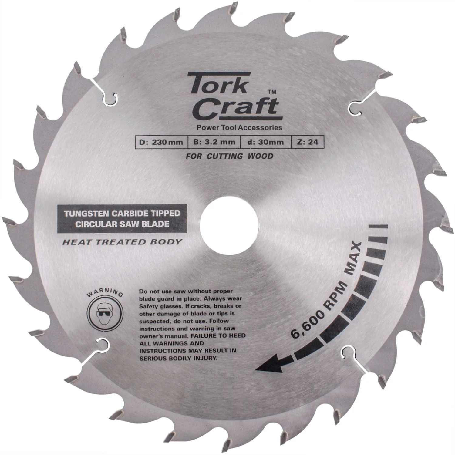 TCPR23024-30.webp BLADE TCT 230 X 24T 30/1/20 ATB POSITIVE PROFESIONAL INDUSTRIAL - Image 1