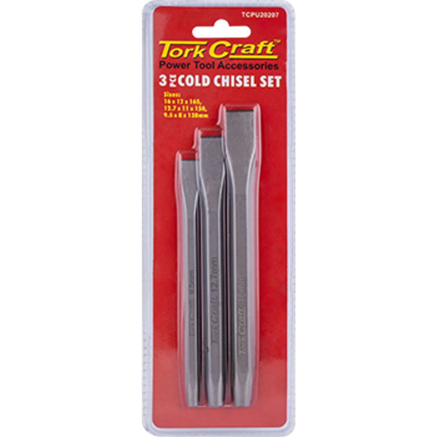 TCPU20207.webp TORK CRAFT COLD CHISEL 3PC - Image 1
