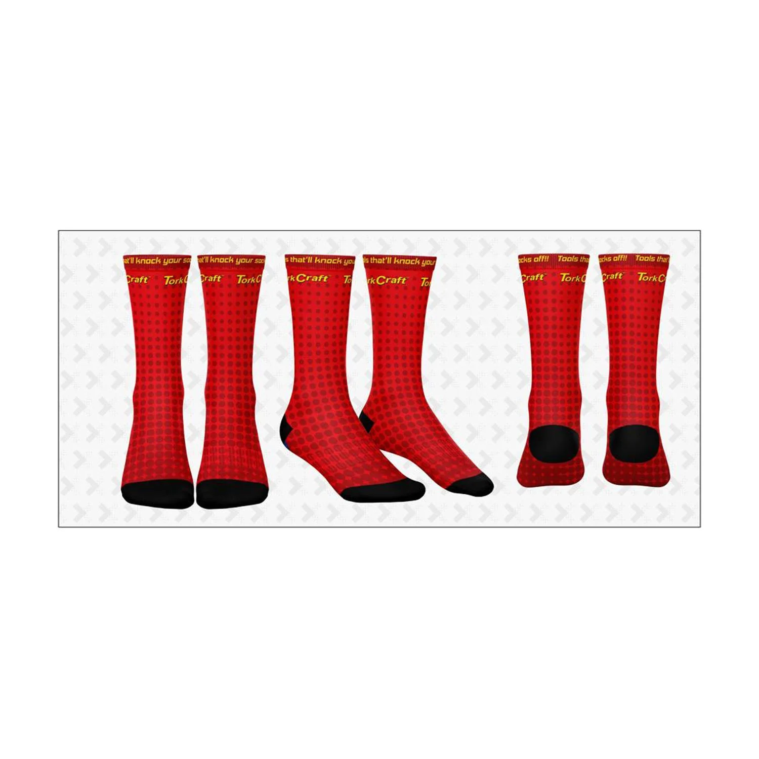 TCSOCK100.webp TORK CRAFT MEDIUM SOCKS - SPOTS - Image 1