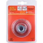 WIRE CUP BRUSH 80 X M14 KNOTTED STAINLESS STEEL TCW - Image 2