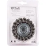 WIRE CUP BRUSH 80 X M14 KNOTTED STAINLESS STEEL TCW - Image 3