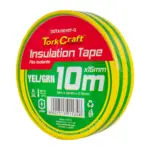 0.15MMX15MMX10M YELLOW AND GREEN INSULATION TAPE