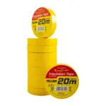 0.20MMX18MMX20M YELLOW INSULATION TAPE