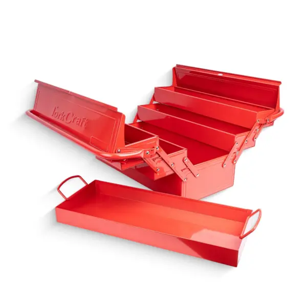 CANTILEVER TOOL BOX EMPTY 6X TRAY 470X220X230MM