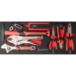 TOOL BOX 154 PCE 3 DRAWER and TOP TRAY 535X255 X 315MM TRACK BOX - Image 6