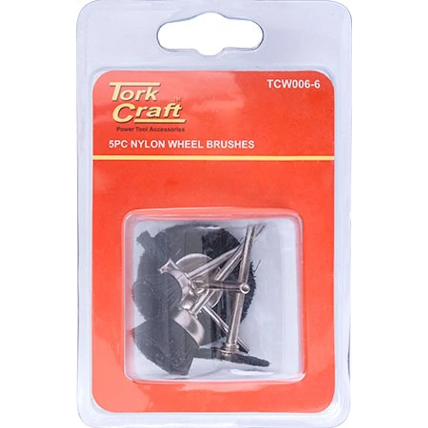 TCW006-6.webp WIRE BRUSHES MINI 5PC NYLON 3.2MM SHAFT ASSORTED SHAPES - Image 1