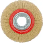 WIRE WHEEL BRUSH 150 X 25MM BENCH GRINDER BLISTER