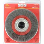WIRE WHEEL BRUSH 150 X 25MM 0.30MM WIRE BENCH GRINDER BLISTER