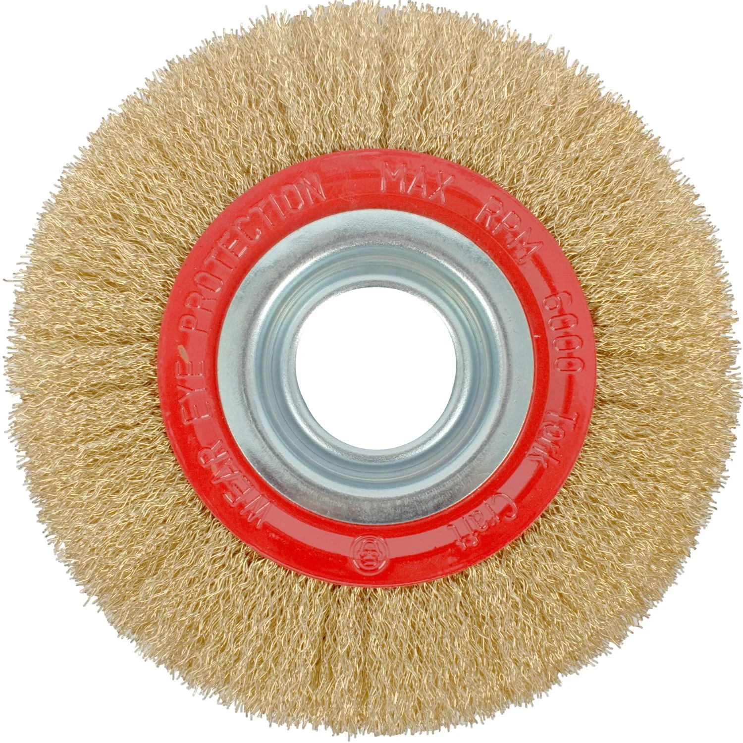 TCW150.webp WIRE WHEEL BRUSH 150 X 25MM BENCH GRINDER BLISTER - Image 1