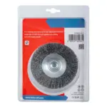WIRE WHEEL BRUSH CRIMPED BEVEL PLAIN 115MMXM14 BLISTER - Image 2
