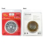 WIRE CUP BRUSH 80MM X 6MM SHAFT BLISTER