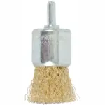 WIRE END BRUSH 30MM X 6MM SHAFT BLISTER