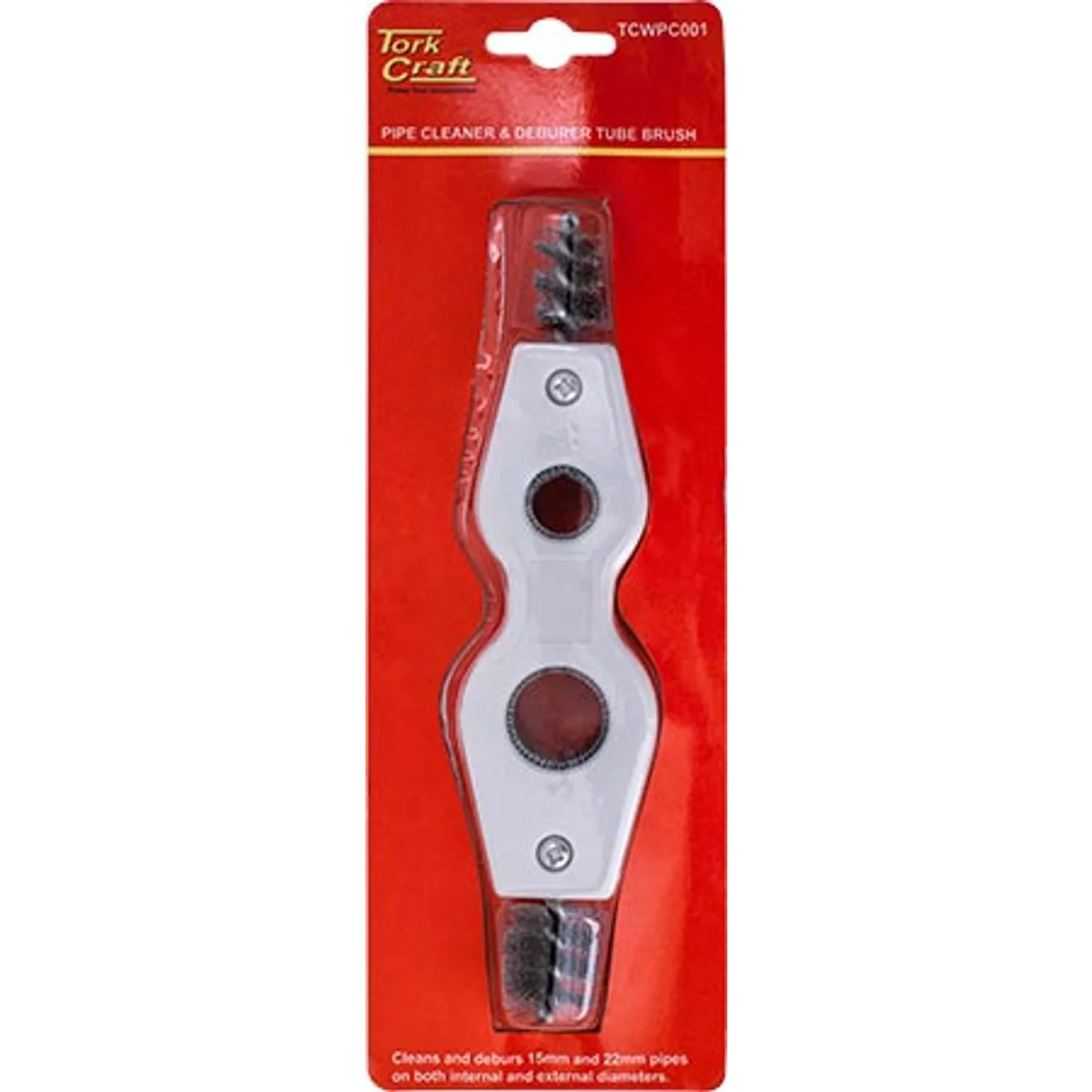 TCWPC001.webp PIPE CLEANER and DEBURER TUBE BRUSH 15 and 19MM WIRE BRUSH - Image 1