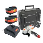 ANGLE GRINDER 20V 115MM C/W STD. CHARG. and 2 X 4.0AH BATTERIES