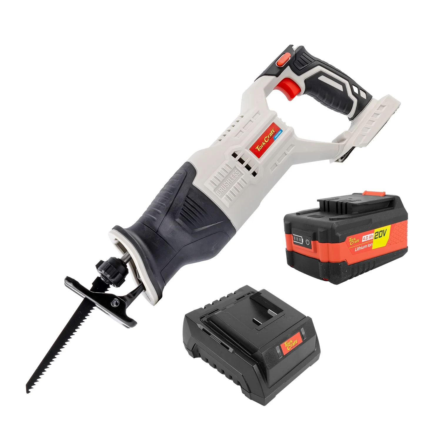 TORKIT059.webp TC SABRE SAW WITH 4AH BATTERY AND CHARGER - Image 1