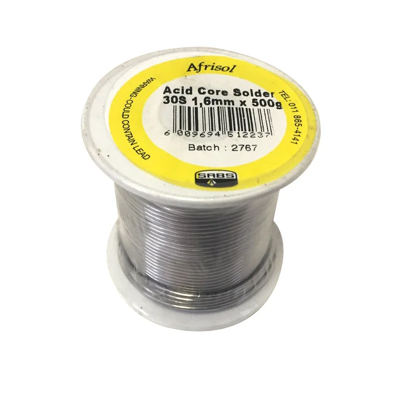W10012.webp SOLDER ACID CORE REEL 1.6MM 500G - Image 1
