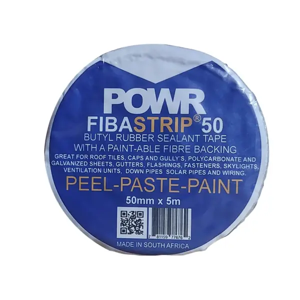 FIBASTRIP BYTL RUBBER SEALANT TAPE 50MM*5MT POWR