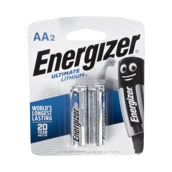 ULTIMATE LITHIUM AA BATTERY- 2PACK (MOQ6) ENERGIZER