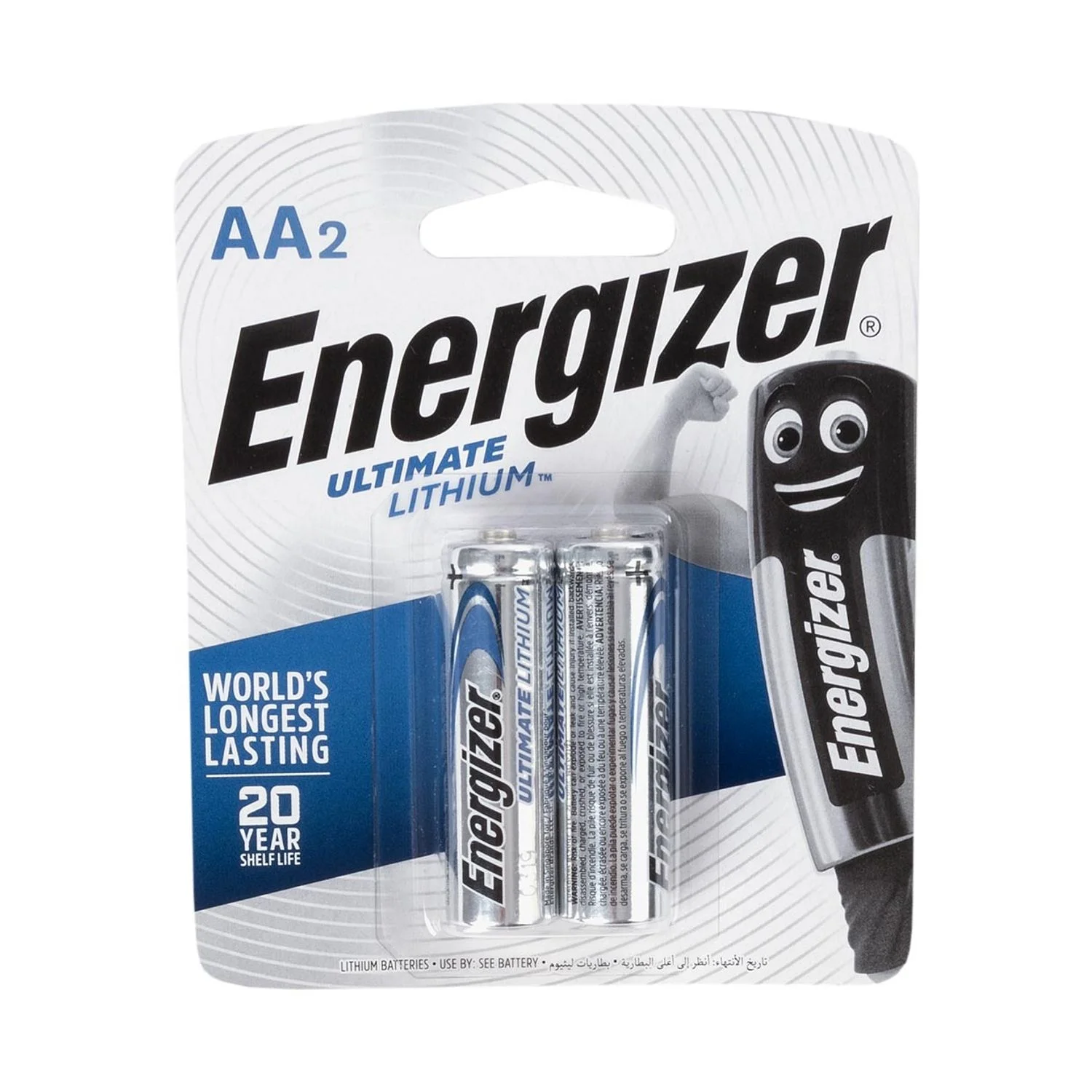 XL91BP2-E2.webp ULTIMATE LITHIUM AA BATTERY- 2PACK (MOQ6) ENERGIZER - Image 1