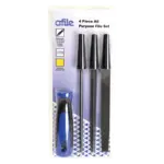 AFILE FILE SET 4PC BLISTER 2 D150F4