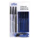 AFILE FILE SET 10PC BLISTER 3 D150F1