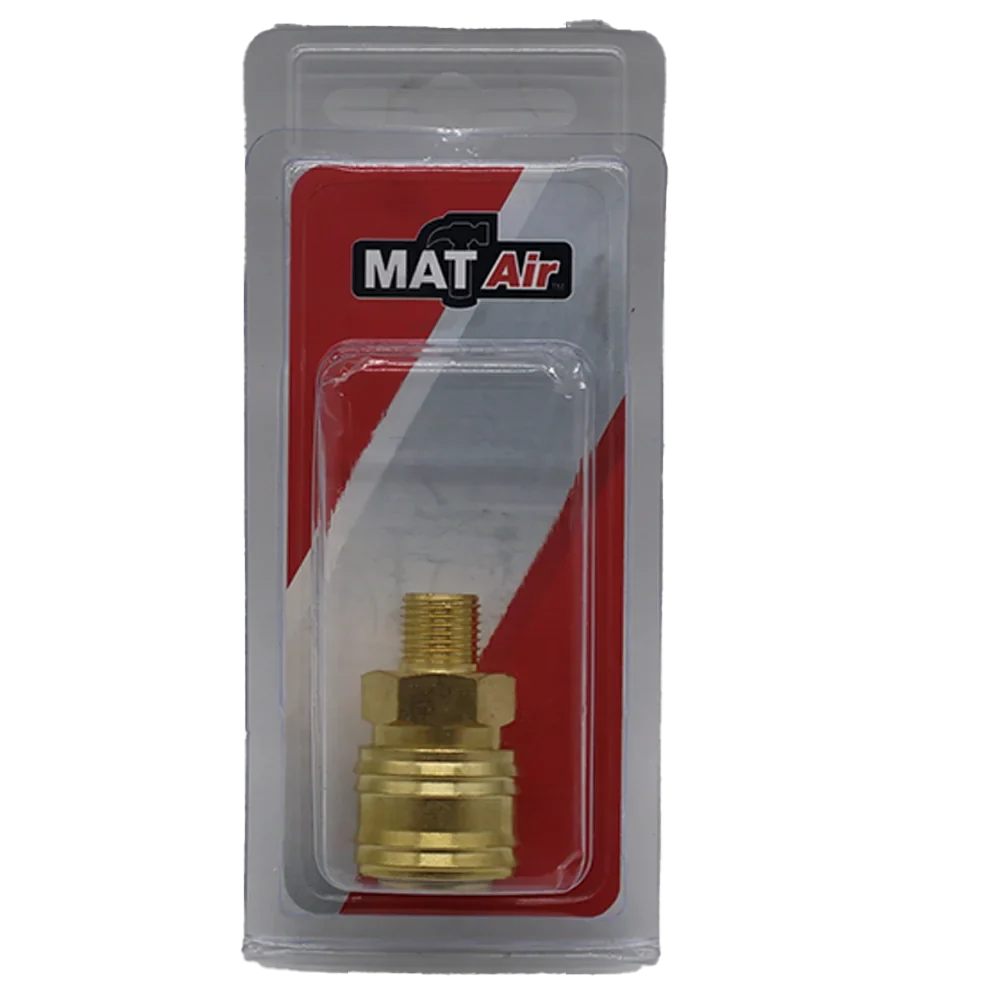 air0620p.webp MATAIR P/P COUPLER QUICK UNIV 1/4MALE P/1 - Image 1